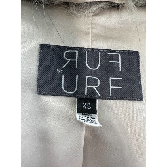 Fur by URF Anthropologie Faux Fur Coat XS - Picture 3 of 7